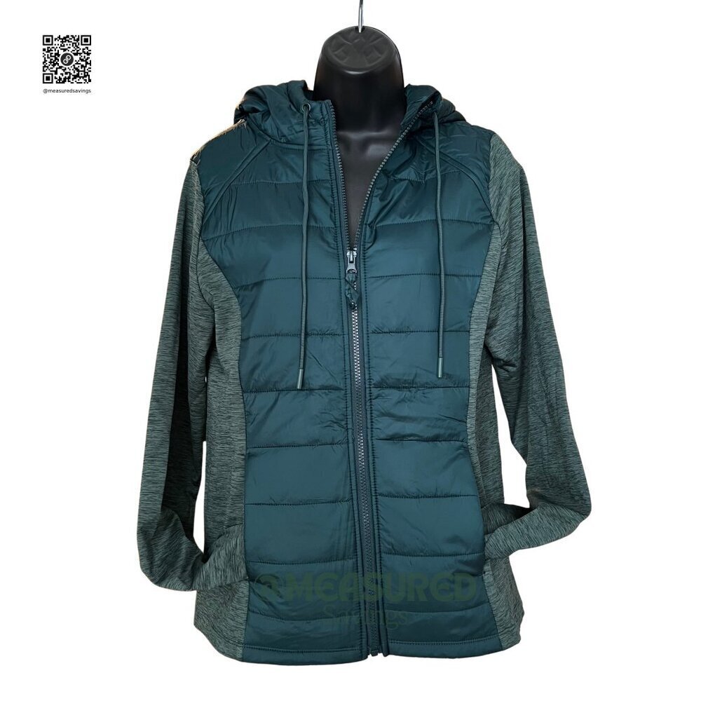 BearPaw Outdoors (Size Large NWOT) Hunter Green Hooded Zip-Up Sweatshirt